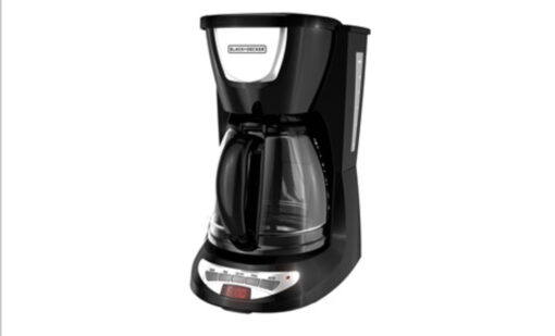 12 Cup Compact Coffee Maker(Black)