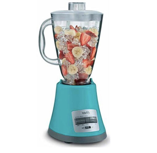 8SPD Blender 6 Cup W/Glass Jar 450W (Teal)