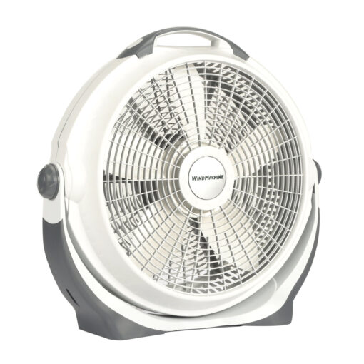 Air King 20" Pivoting Floor Fan Wind Machine (White)