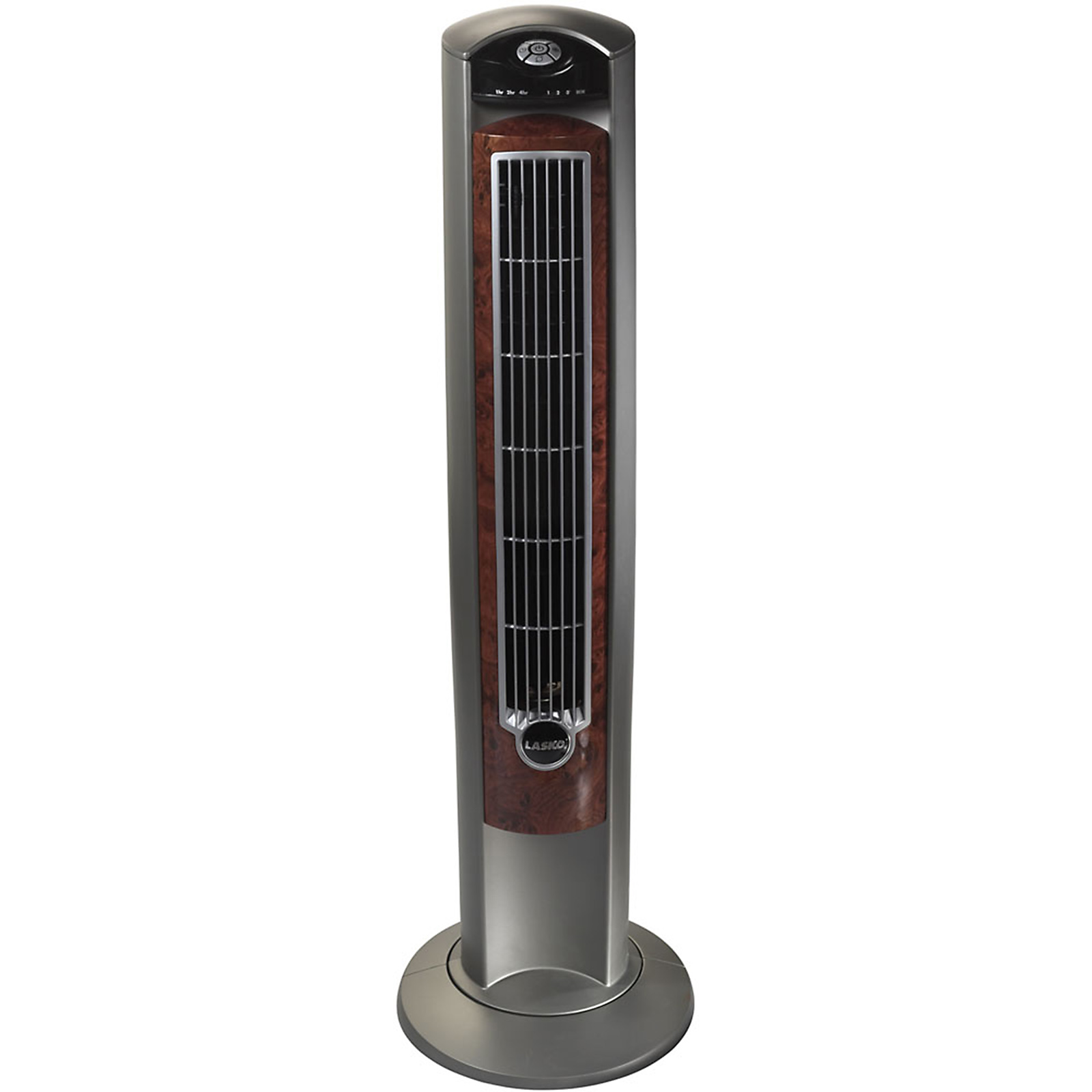 Lasko 42.5" Wind Curve Tower Fan W/Remote Control (Wood Grain)