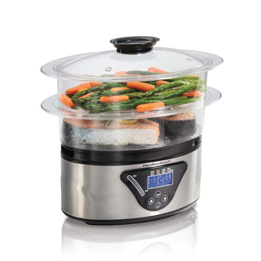 5.5QT TWO TIER FOOD STEAMER HAMILTON BEACH