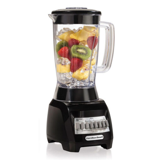 10SPD 6CUP BLENDER WITH PLASTIC JAR 500W  (BLACK) HAMILTON BEACH