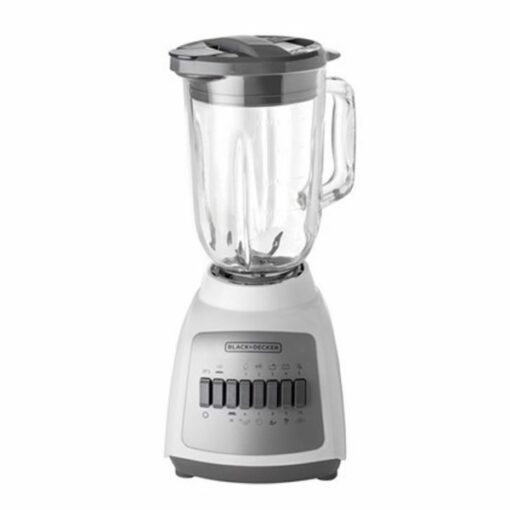 10SPD BLENDER GLASS JAR 550W (WHITE) BLACK+DECKER