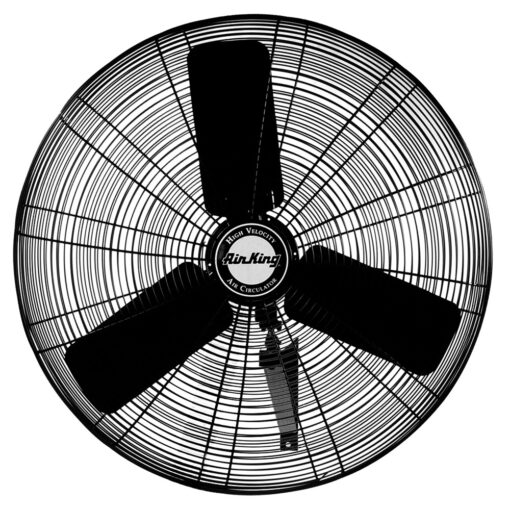24" OSCILLATING WALL MOUNT FAN (BLACK) AIR KING