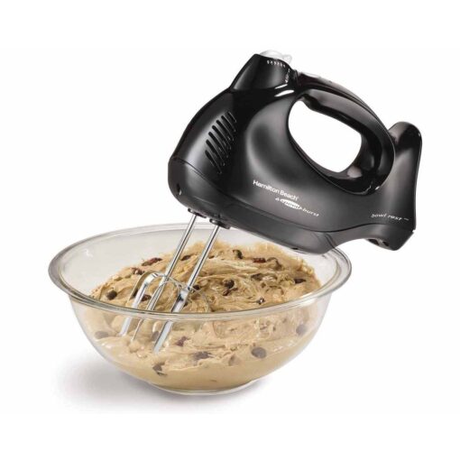 HAND MIXER WITH SNAP CASE (BLACK) HAMILTON BEACH
