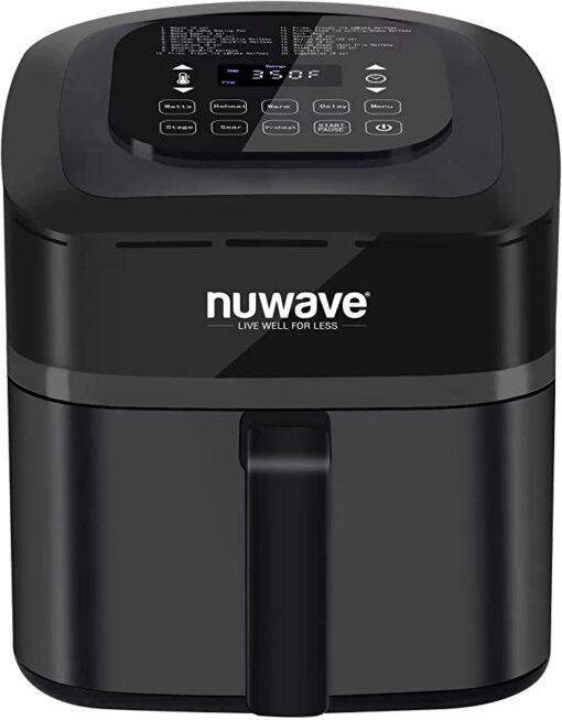 7.25 QT AIR FRYER (BLACK) NUWAVE