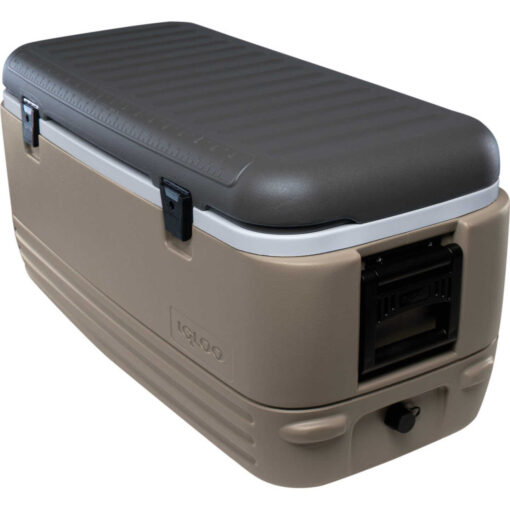 120QT SPORTSMAN COOLER (SAND&BLUE) IGLOO