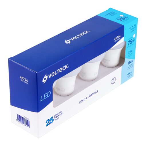 VOLTECK 4PACK LED BULB 75W  DAYLIGHT
